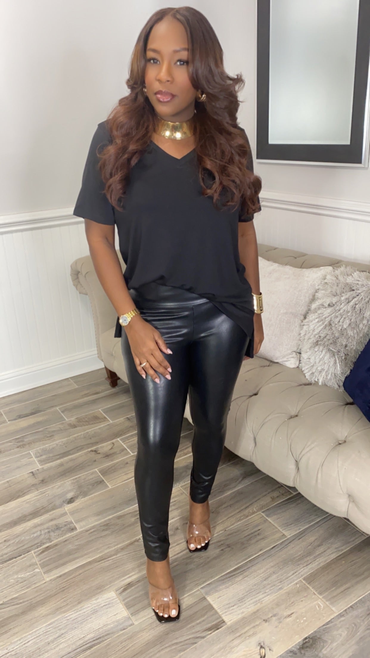 Essential Vneck Top- SHIRT ONLY