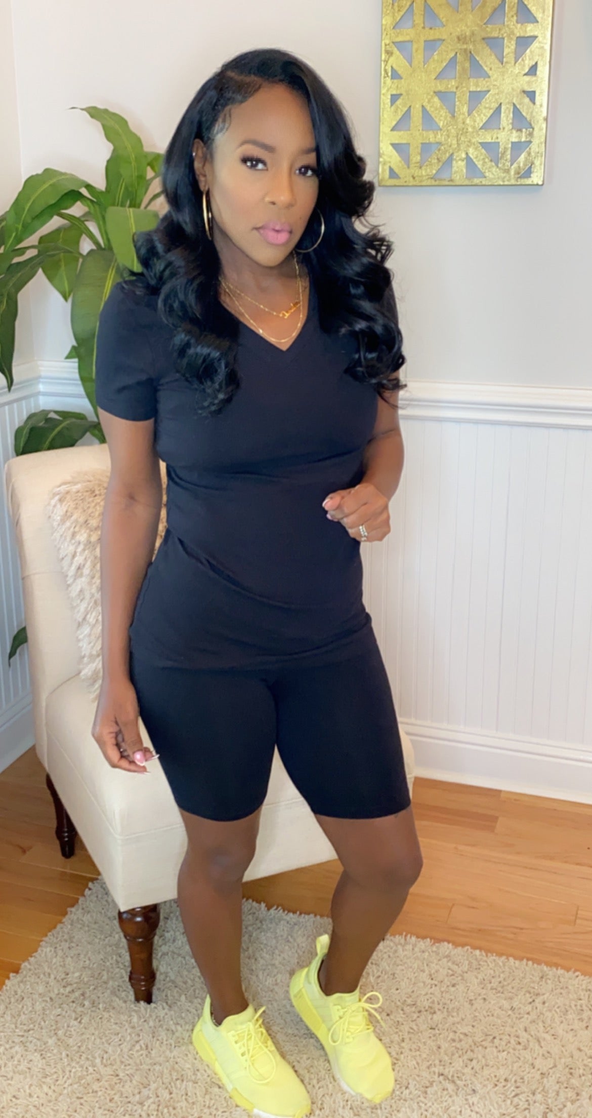 Essential Vneck Top- SHIRT ONLY