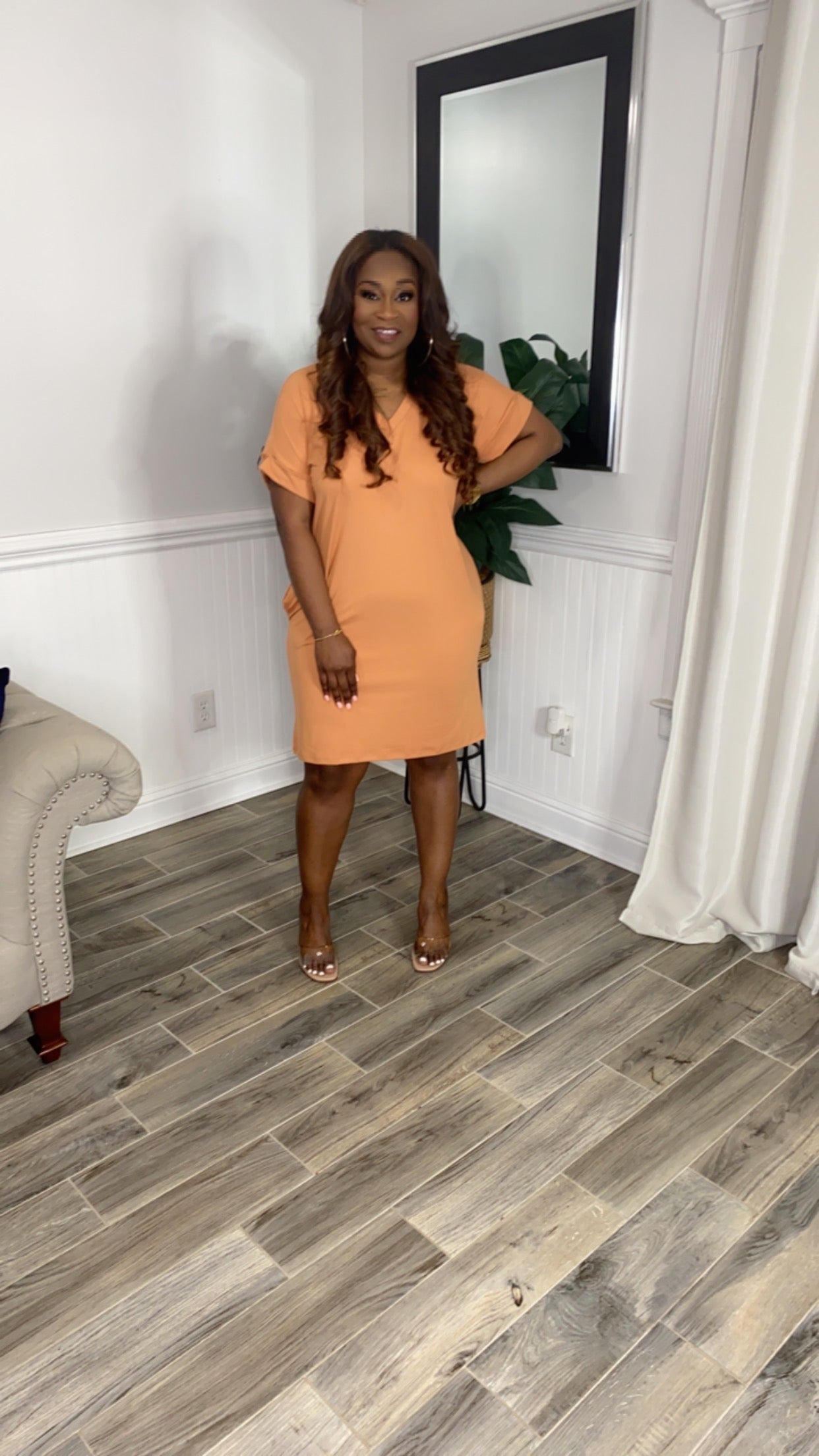 Short and casual dress